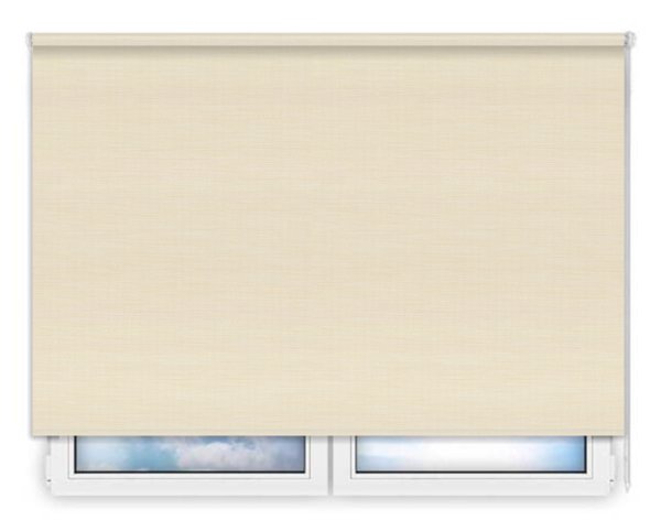 Стандартные рулонные шторы Корсо светло-бежевый цена. Купить в «Мастерская Жалюзи»